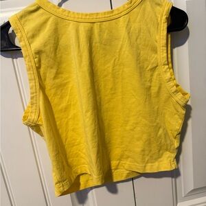 Yellow Sleeveless Women's Top